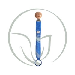 BIBS PACIFIER CLIP A SUCETTES ATTACHE SUCETTE - BLUE