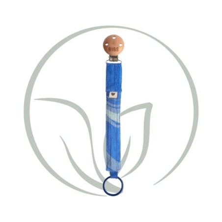 BIBS PACIFIER CLIP A SUCETTES ATTACHE SUCETTE - BLUE