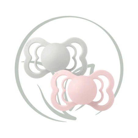 BIBS LOT 2 SUCETTES SUPREME SIZE 2 - HAZE BLOSSOM