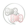 BIBS LOT 2 SUCETTES SUPREME SIZE 2 - HAZE BLOSSOM