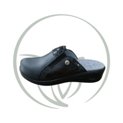 STI LIGHT EV010 SABOT FEMME NOIR VERNIS - 41