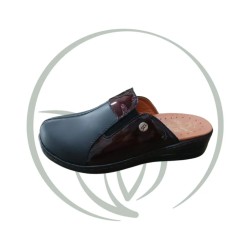 STI LIGHT EV010 SABOT FEMME NOIR BORDEAUX - 38