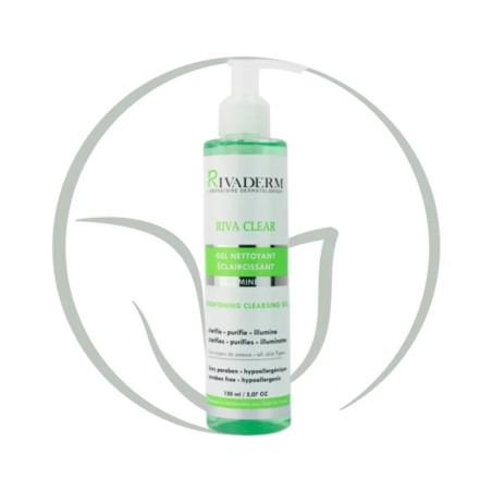 RIVADERM RIVA CLEAR GEL NETTOYANT ECLAIRCISSANT 150ML