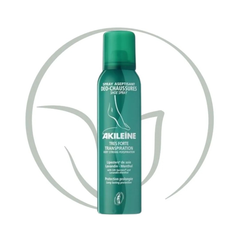 AKILEINE SPRAY ASEPTISANT DEO CHAUSSURES TRES FORTE TRANSPIRATION 150ML