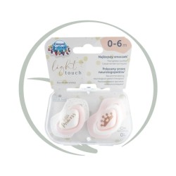 CANPOL BABIES 2 SUCETTES UNIVERSELLES ROYAL BABY 0-18M - 0-6M ROYAL BABY 22-650 ROSE