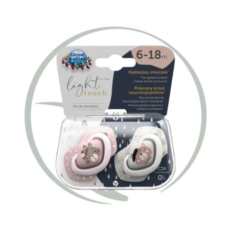 CANPOL BABIES 2 SUCETTES UNIVERSELLES BONJOUR PARIS 0-18M - 6-18M BONJOUR PARIS 22/648 ROSE