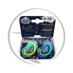 CANPOL BABIES 2 SUCETTE UNIVERSELLE 6-18M NEON LOVE 22/653