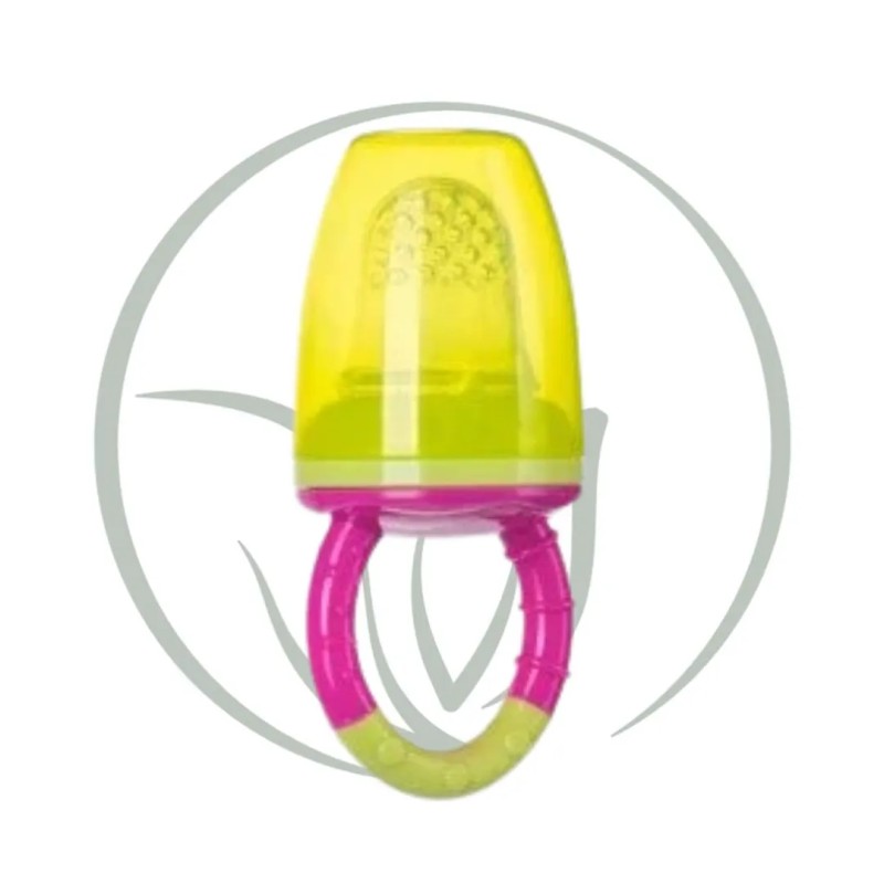 CANPOL BABIES SUCETTE A FRUITS EN SILICONE 6 MOIS+ - ROSE
