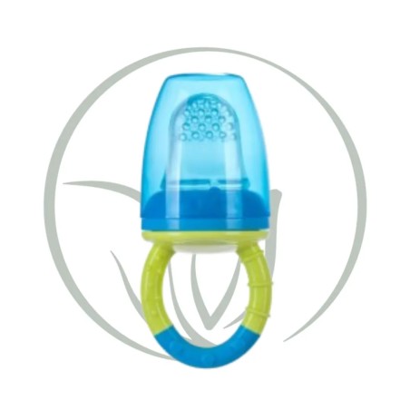 CANPOL BABIES SUCETTE A FRUITS EN SILICONE 6 MOIS+ - BLEU