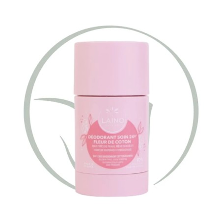 LAINO DEODORANT SOLIDE FLEUR DE COTON 60GR