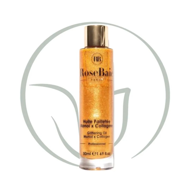 ROSEBAIE HUILE PAILLETEE MONOI X COLLAGENE 50ML