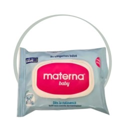 MATERNA BABY LINGETTES BEBE 20 - BLEU