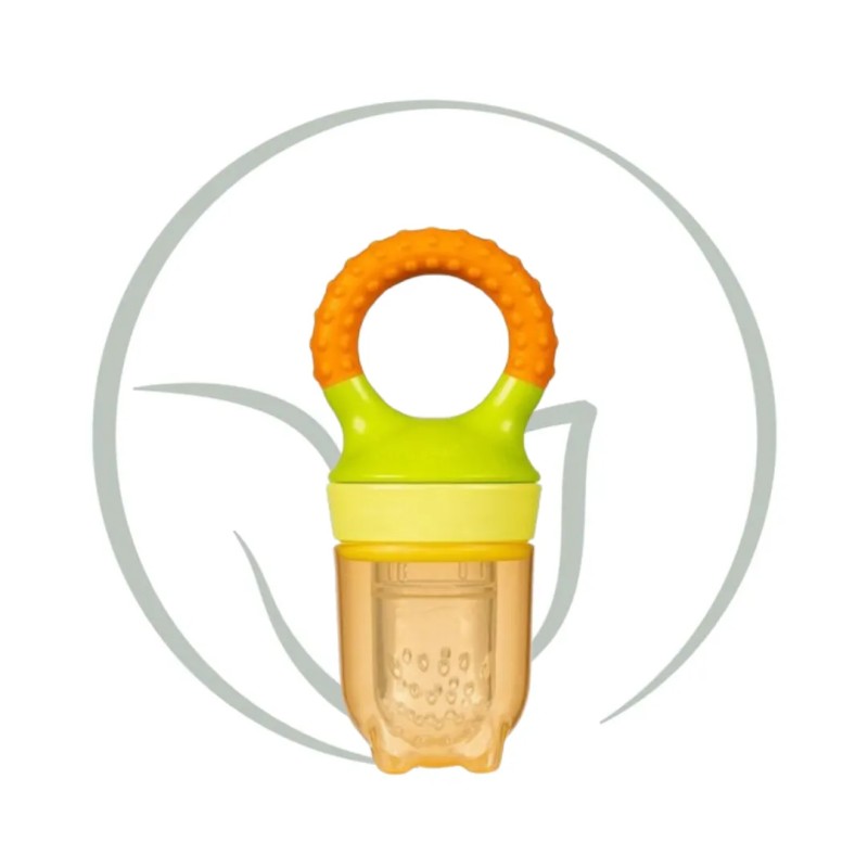 WEE BABY SUCETTE A FRUIT EN SILICONE 6M+ REF.207-F - ORANGE