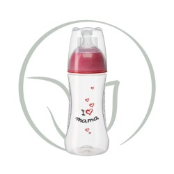 BIBI BIBERON EN SILICONE NATUREL 260ML