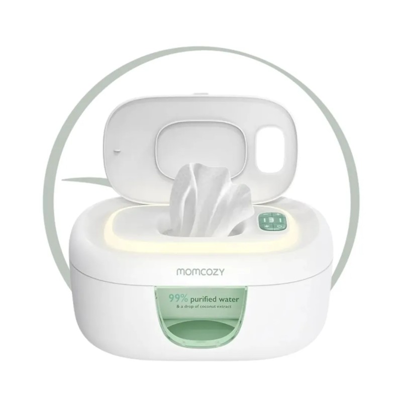 MOMCOZY CHAUFFE-LINGETTES BEBE VEILLEUSE INTEGREE