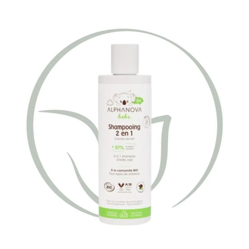 ALPHANOVA SHAMPOING 2EN1 BIO 200ML