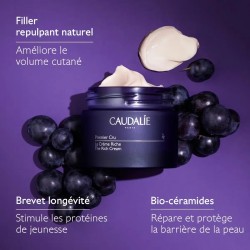 CAUDALIE PREMIER CRU LA CREME RICHE ANTI-AGE RECHARGE 50ML